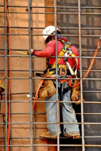 Industrial Photography, Building Cement Platforms